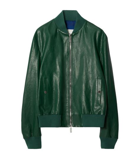 burberry leather bomber jacket.